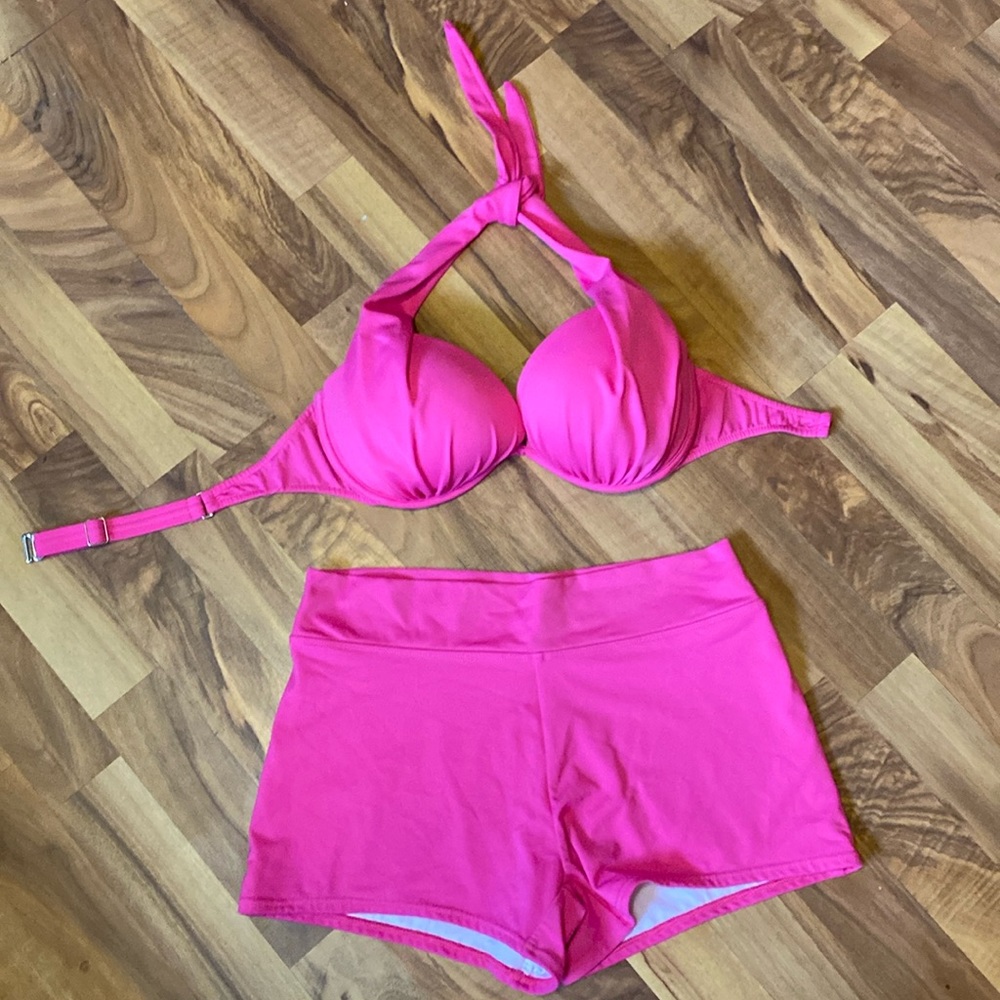 Pink Women's Swim Set